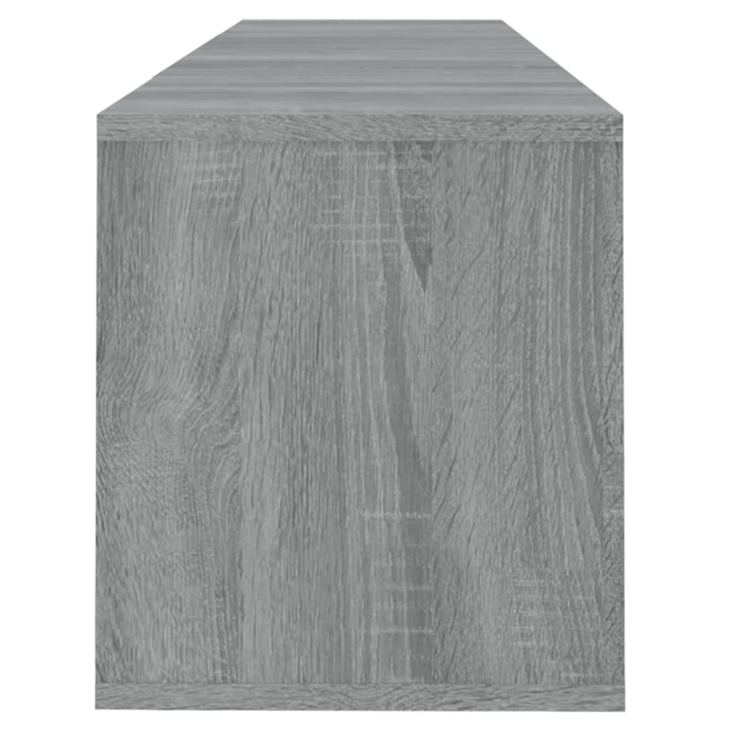 Televizora skapītis, pelēks ozols, 120x30x40,5cm, MDF