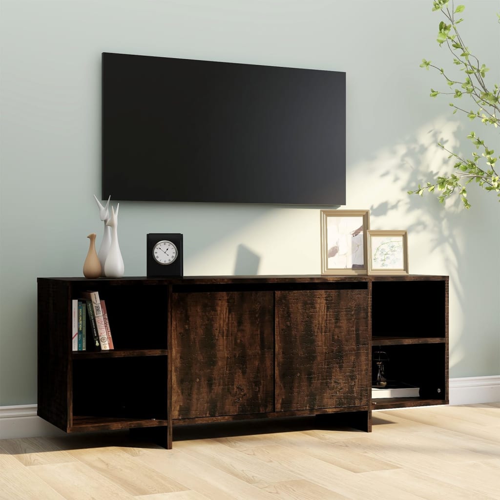 TV galdiņš, dūmu ozols, 130x35x50cm, MDF