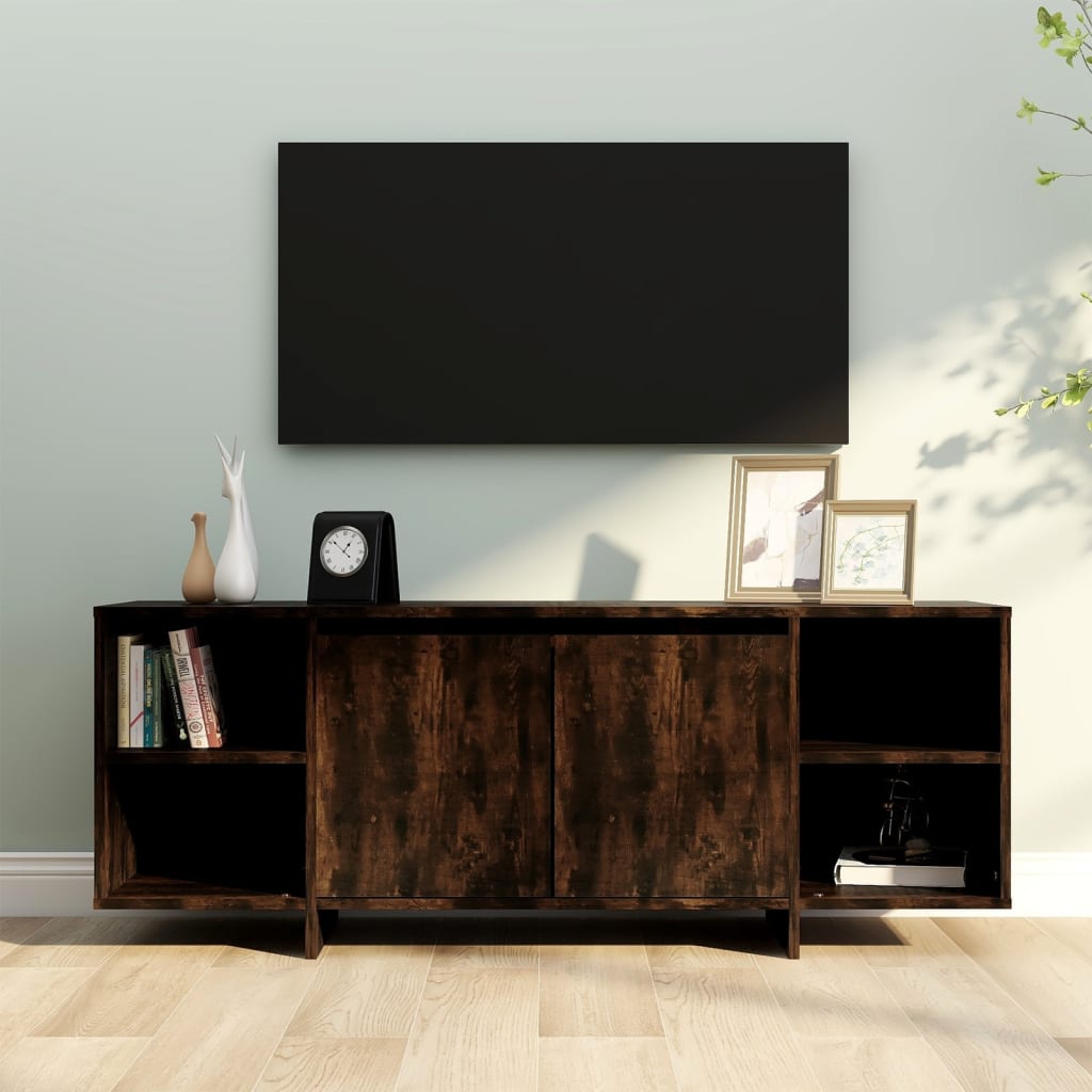 TV galdiņš, dūmu ozols, 130x35x50cm, MDF
