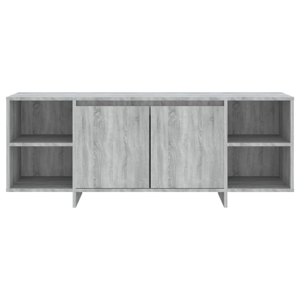 TV cabinet, grey oak, 130x35x50cm, particle board