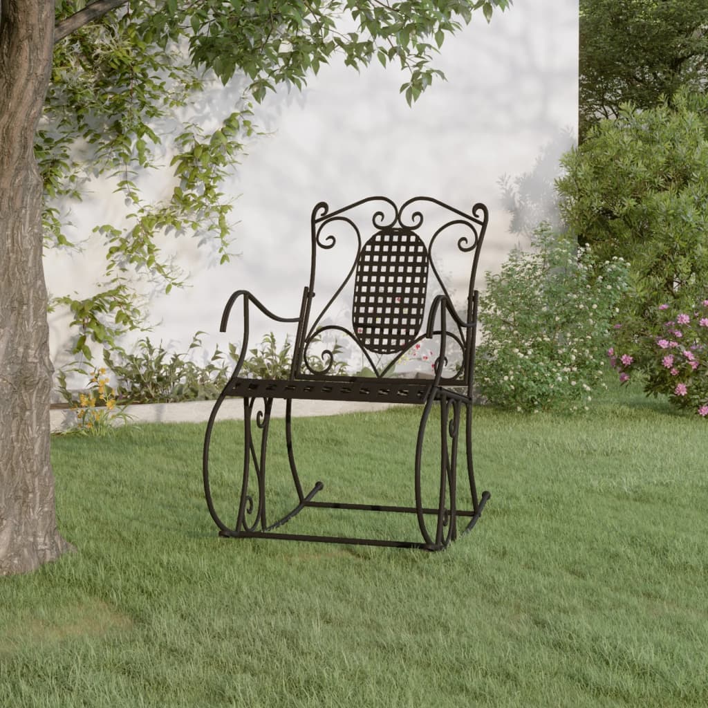 Swing bench, black, 84cm, steel