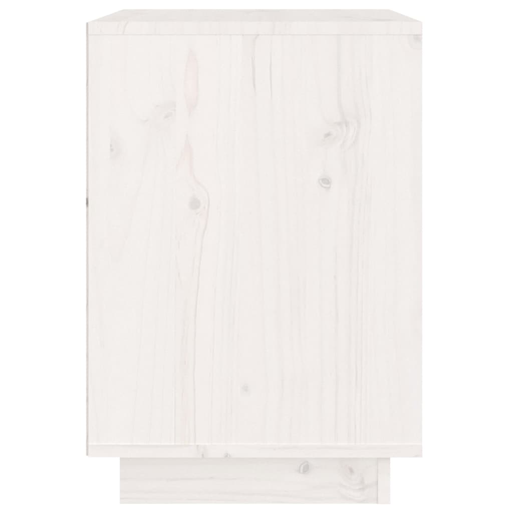 Bedside tables, 2 pcs., white, 40x35x50cm, solid pine
