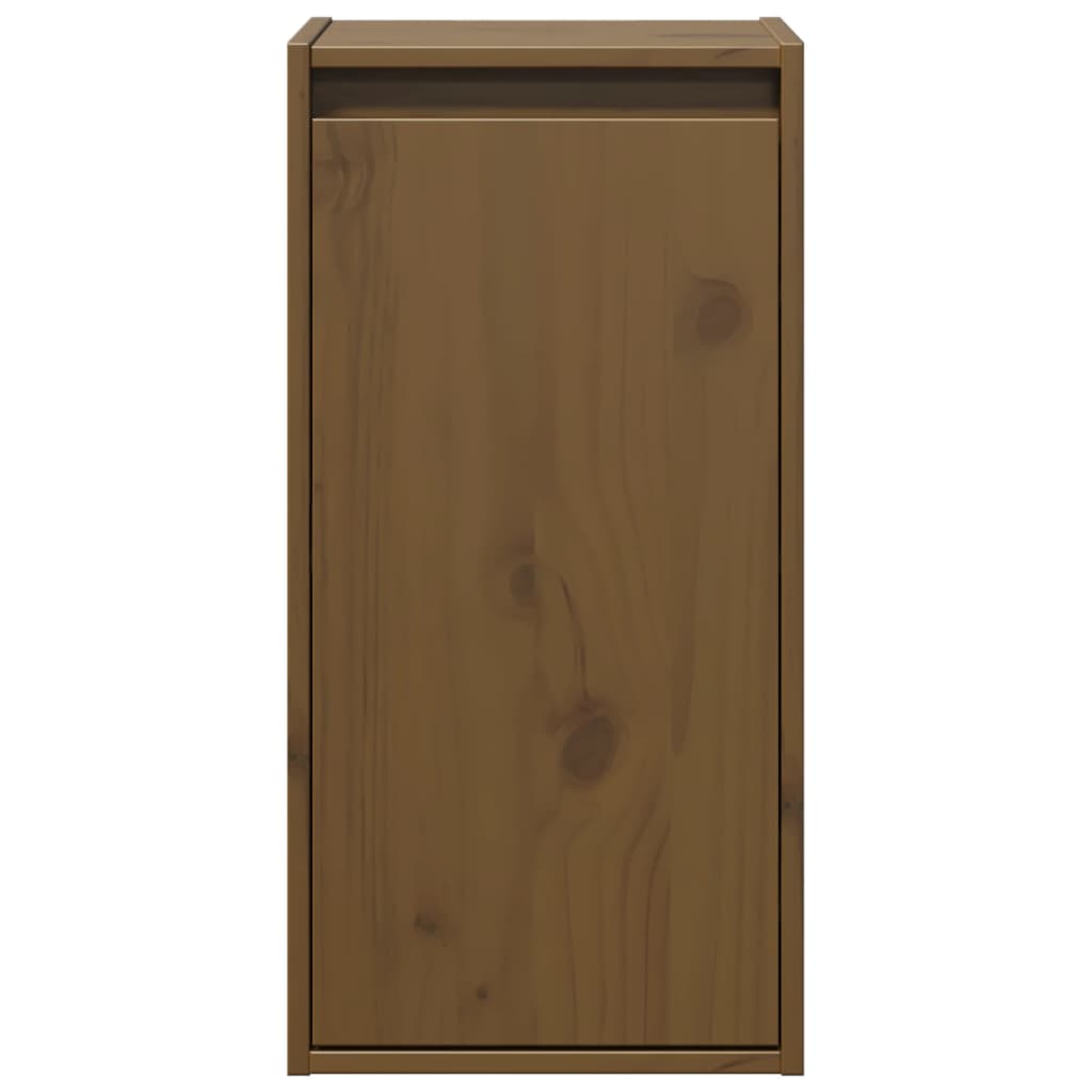 Wall cabinets, 2 pcs, honey brown, 30x30x60cm, pine