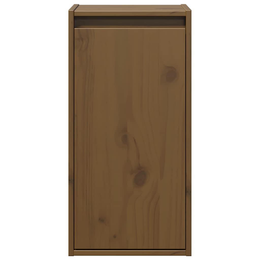 Wall cabinets, 2 pcs, honey brown, 30x30x60cm, pine