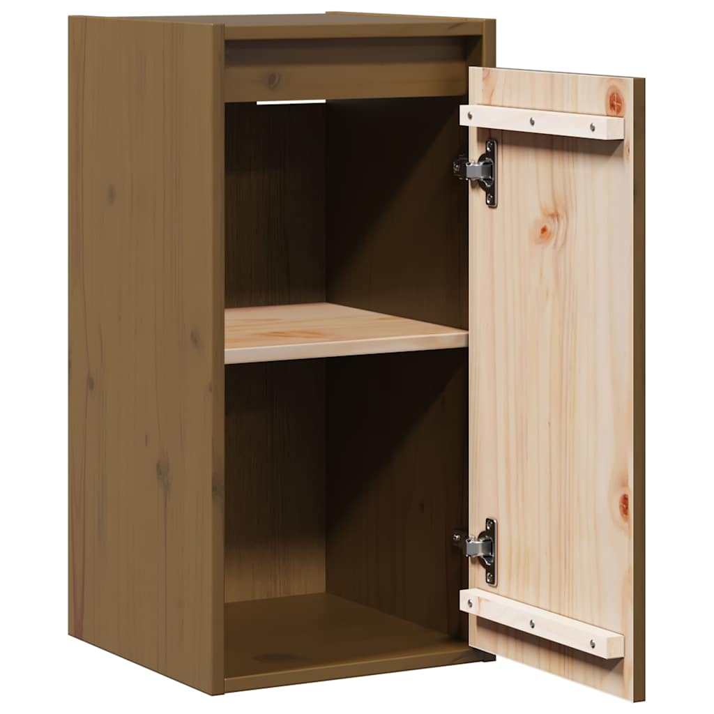 Wall cabinets, 2 pcs, honey brown, 30x30x60cm, pine