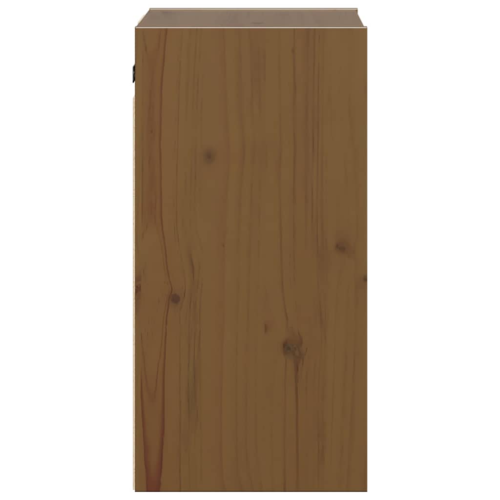 Wall cabinets, 2 pcs, honey brown, 30x30x60cm, pine
