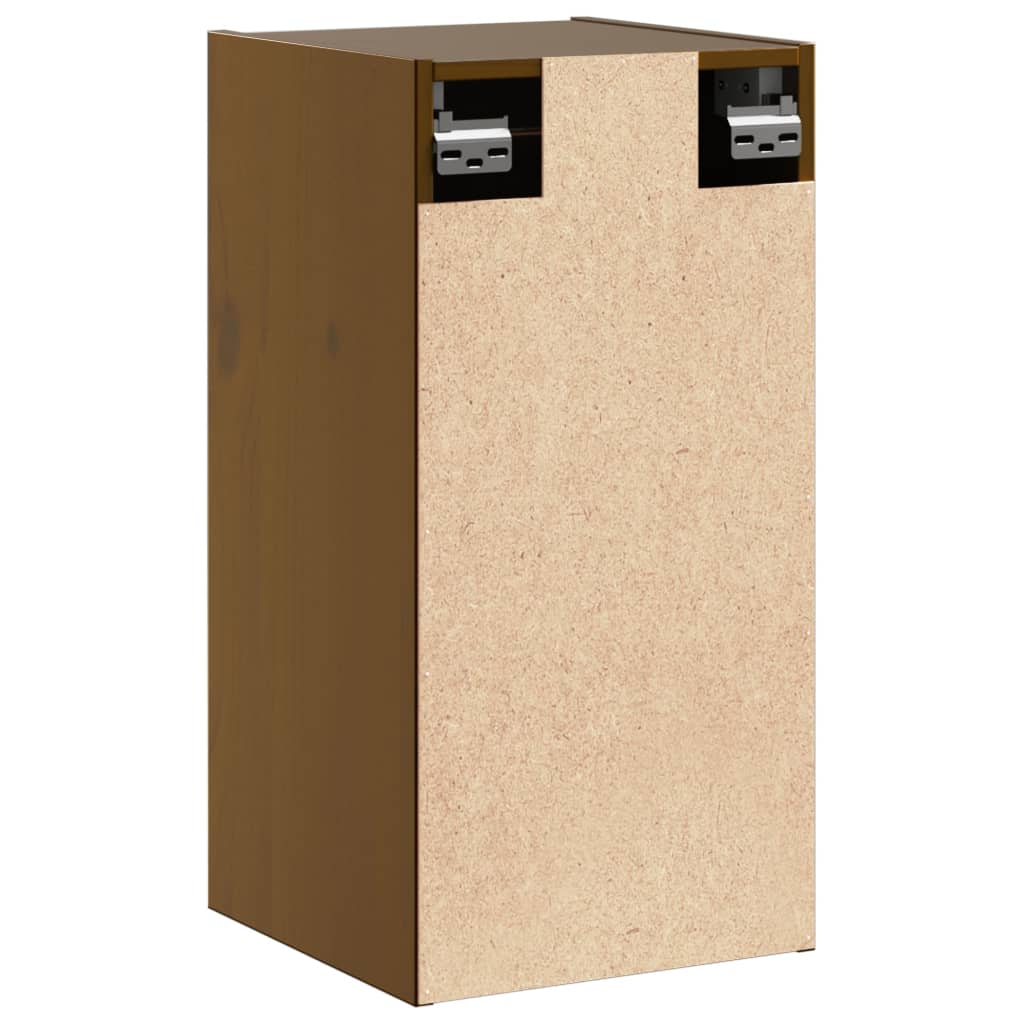 Wall cabinets, 2 pcs, honey brown, 30x30x60cm, pine