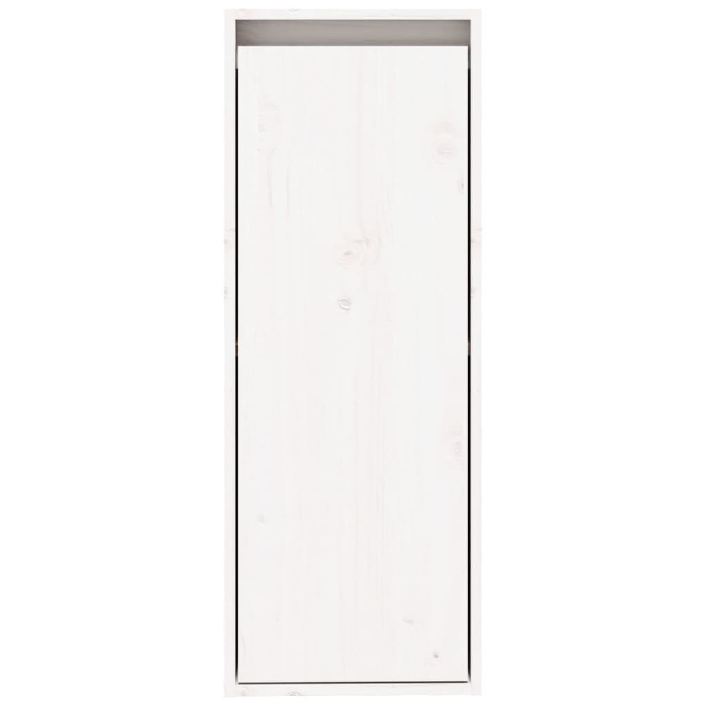 Wall cabinet, white, 30x30x80cm, solid pine