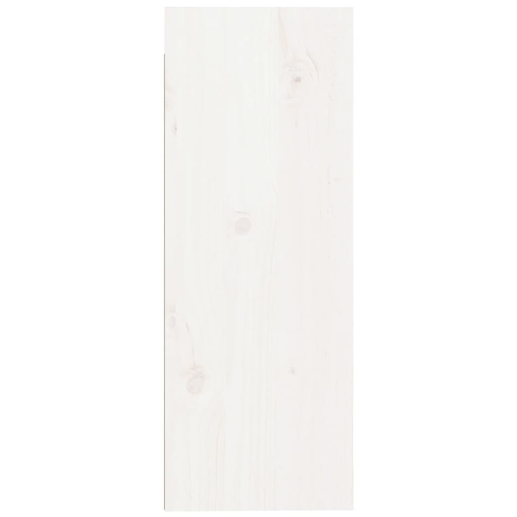 Wall cabinet, white, 30x30x80cm, solid pine