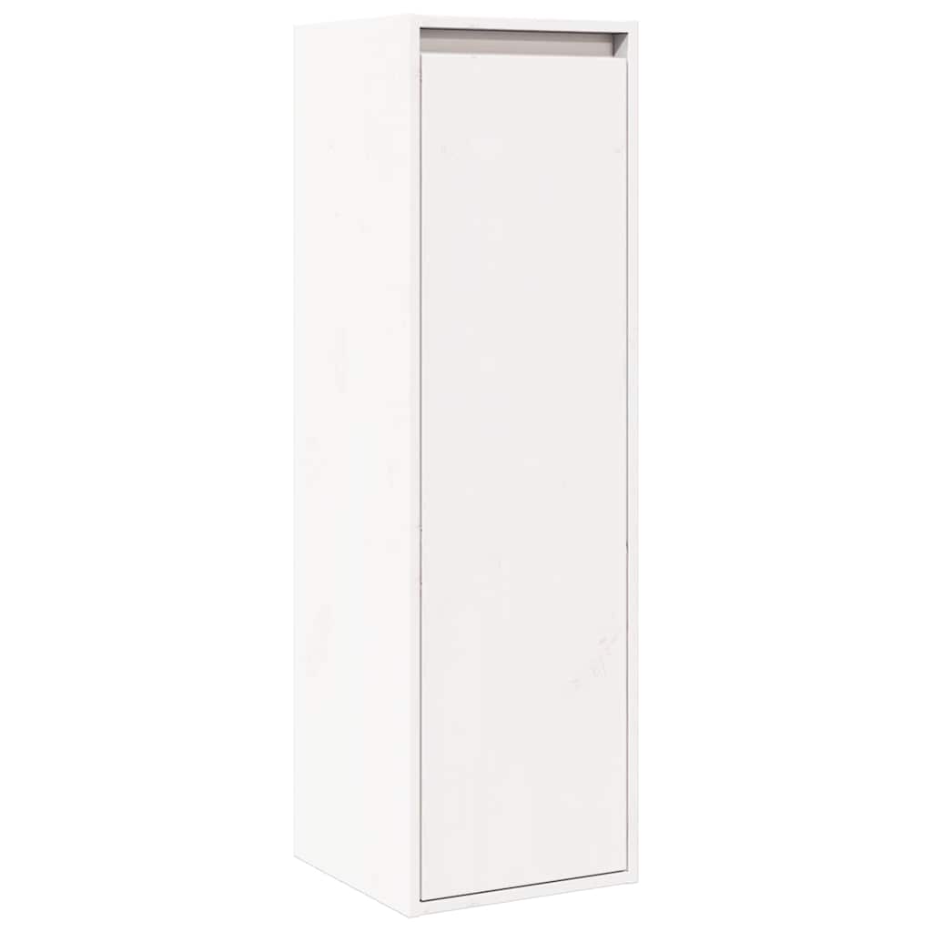 Wall cabinets, 2 pcs, white, 30x30x100cm, solid pine