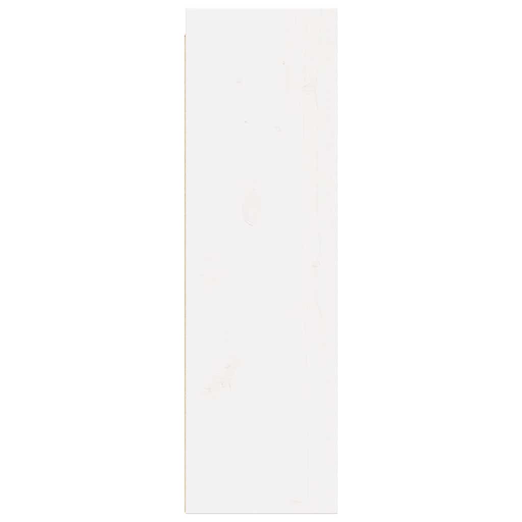 Wall cabinets, 2 pcs, white, 30x30x100cm, solid pine