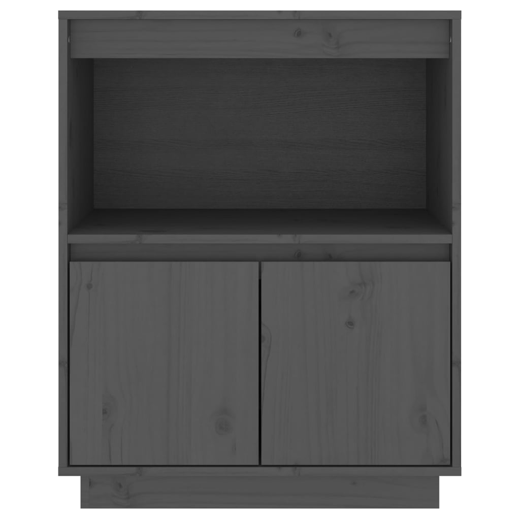 Sideboard, grey, 60x34x75cm, solid pine