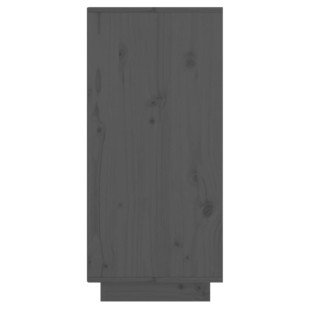 Sideboard, grey, 60x34x75cm, solid pine
