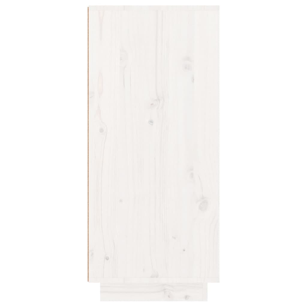 Shoe cabinet, white, 60x35x80cm, solid pine