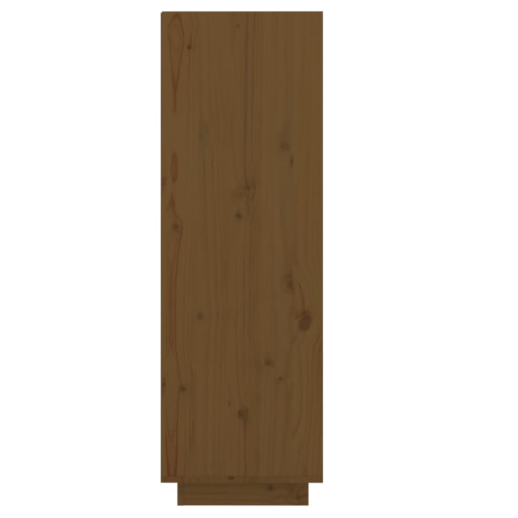Shoe cabinet, honey brown, 30x34x105cm, solid pine