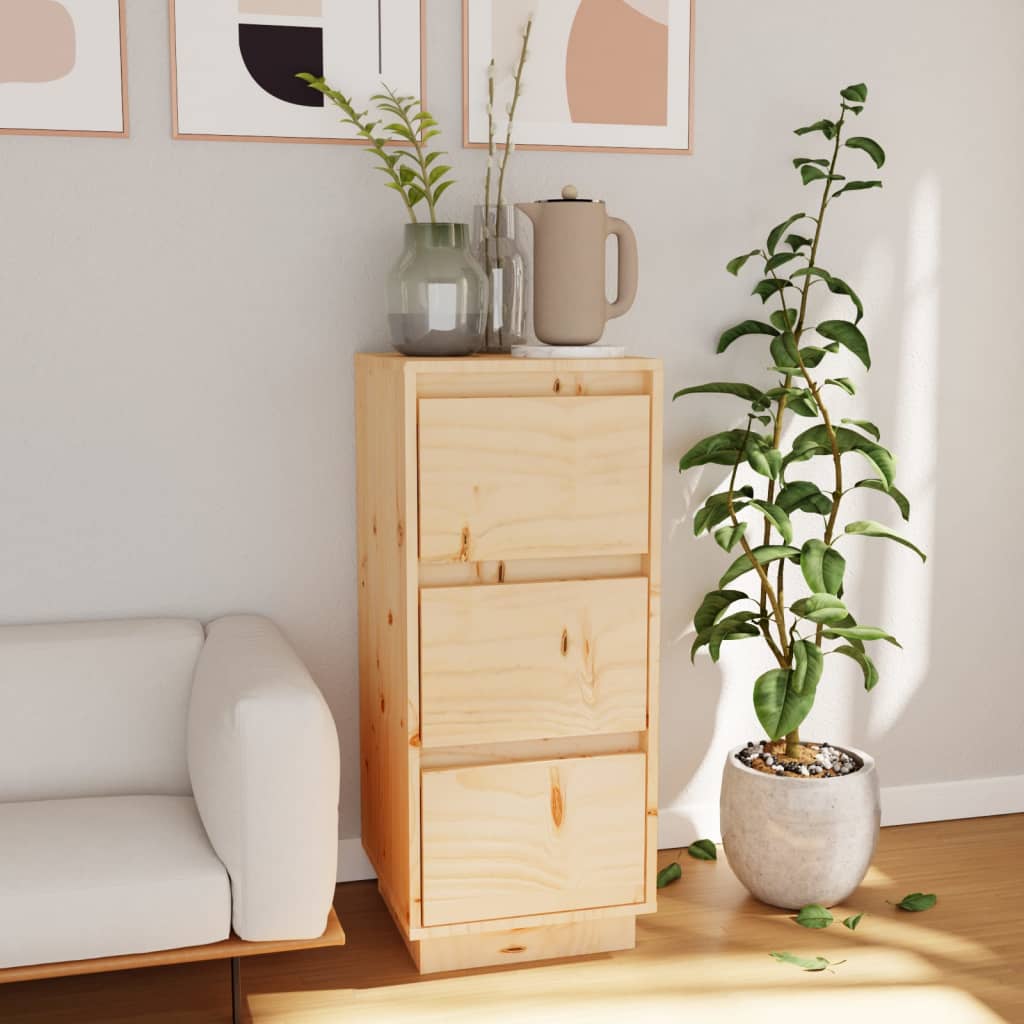 Side cabinet, 32x34x75cm, solid pine
