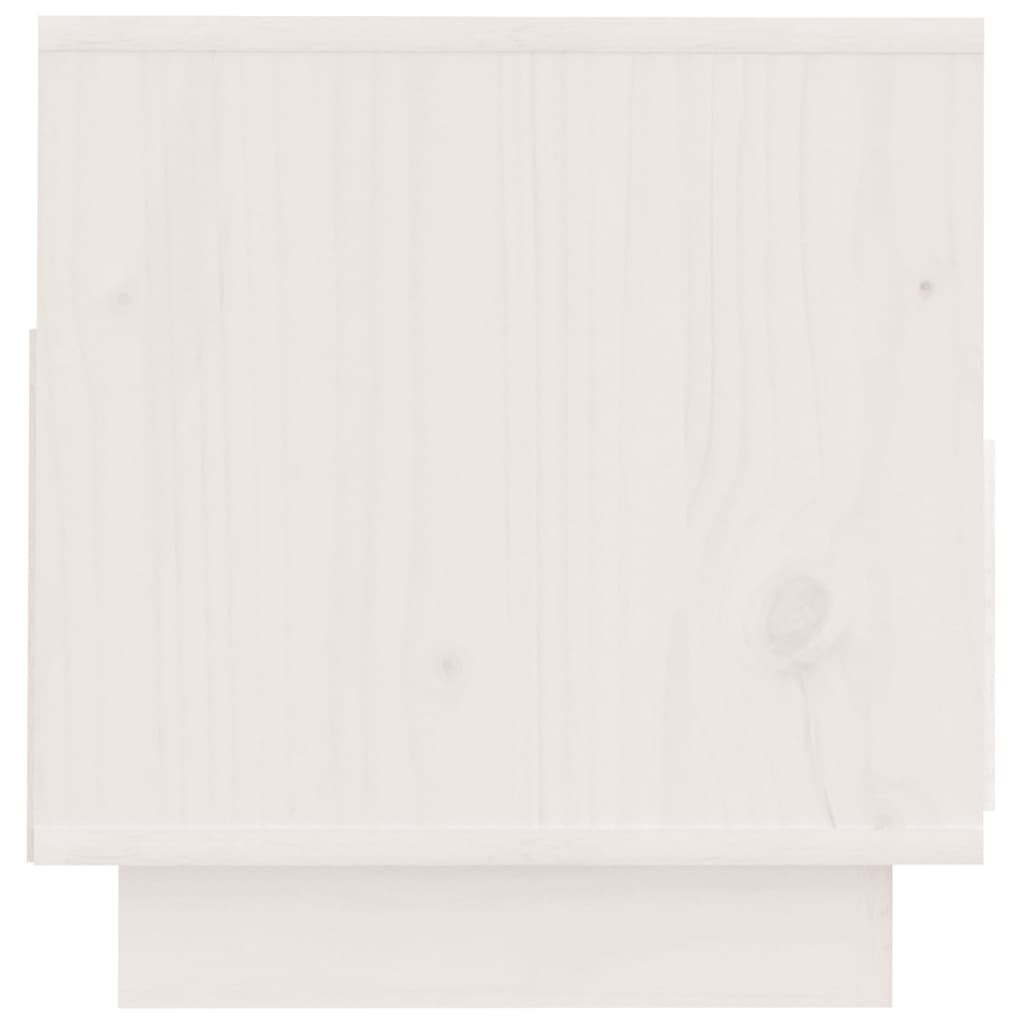 TV cabinet, white, 60x35x37cm, solid pine