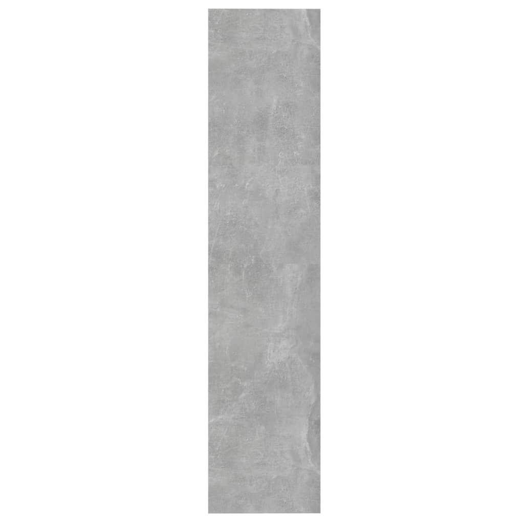 Grāmatu plaukts/istabas nodalījums, pelēks, 60x30x135 cm, koks
