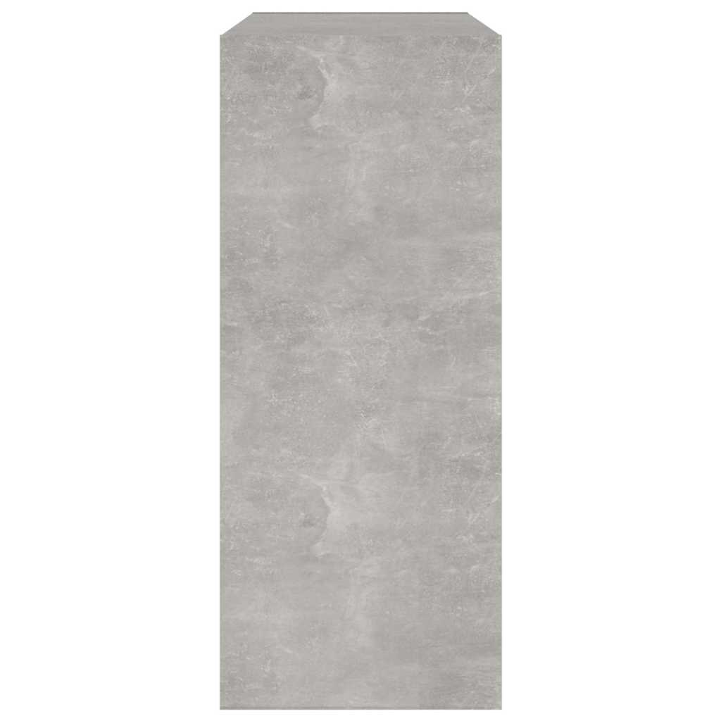 Grāmatu plaukts/istabas nodalījums, betona pelēks, 80x30x72cm