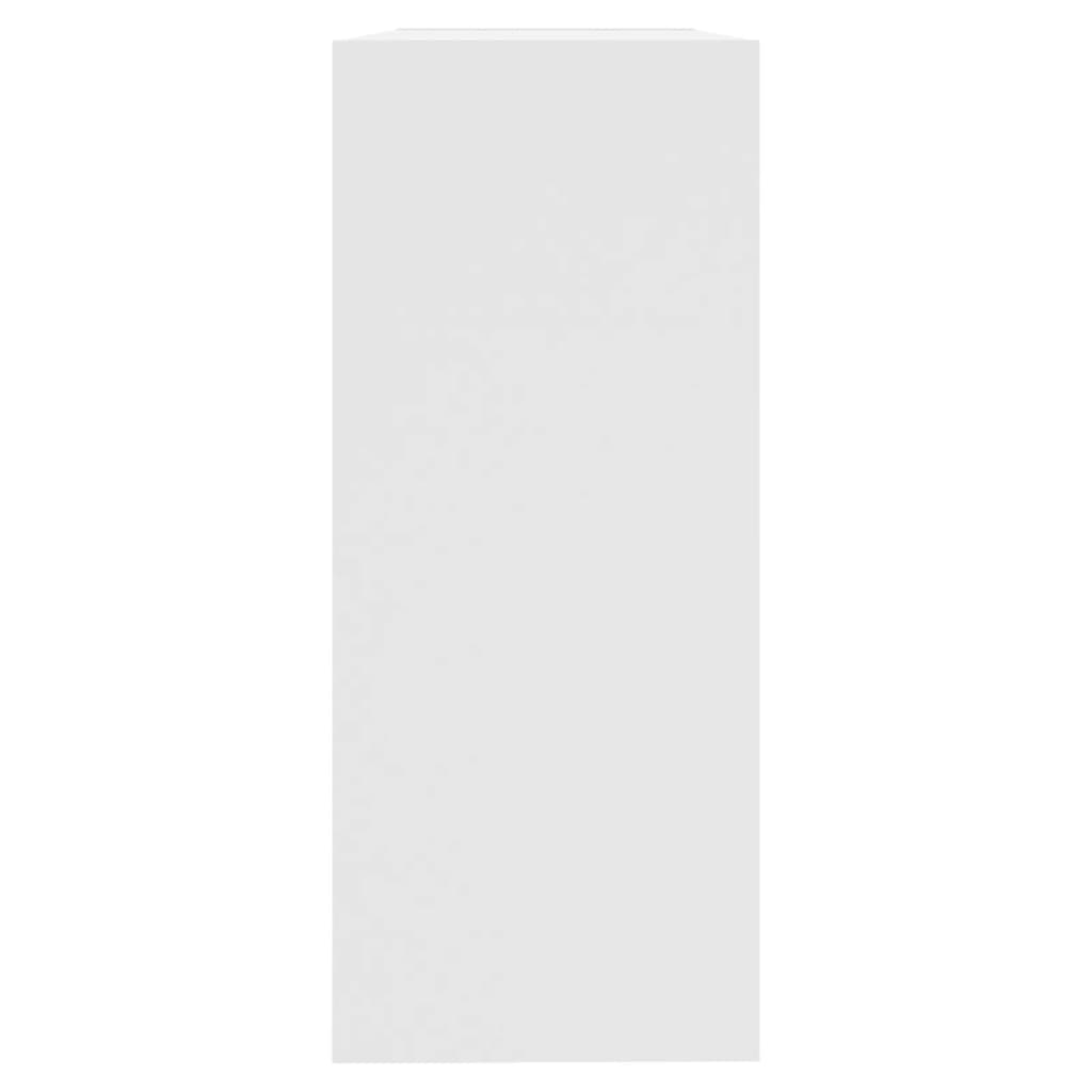 Grāmatu plaukts/telpas dalītājs, balts, 100x30x72cm