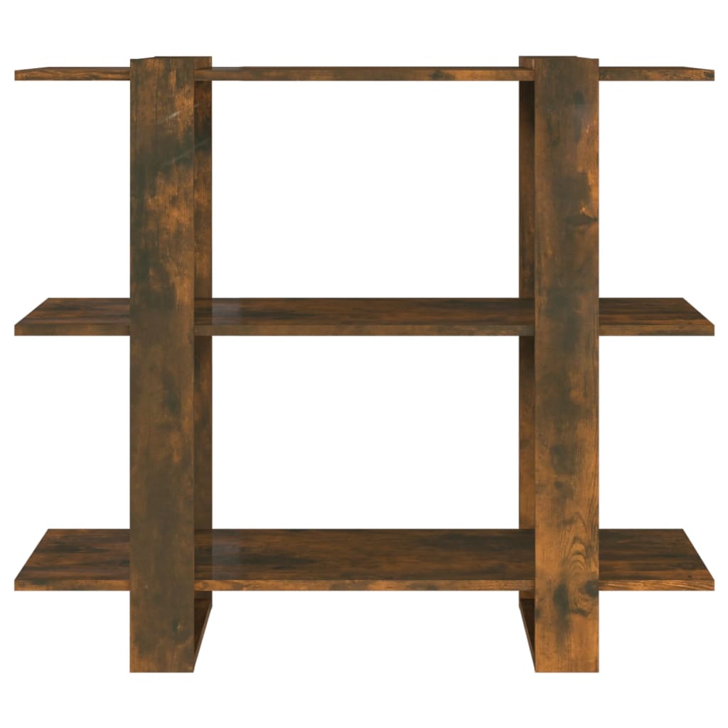 Bookcase/room divider, oak, 100x30x87cm
