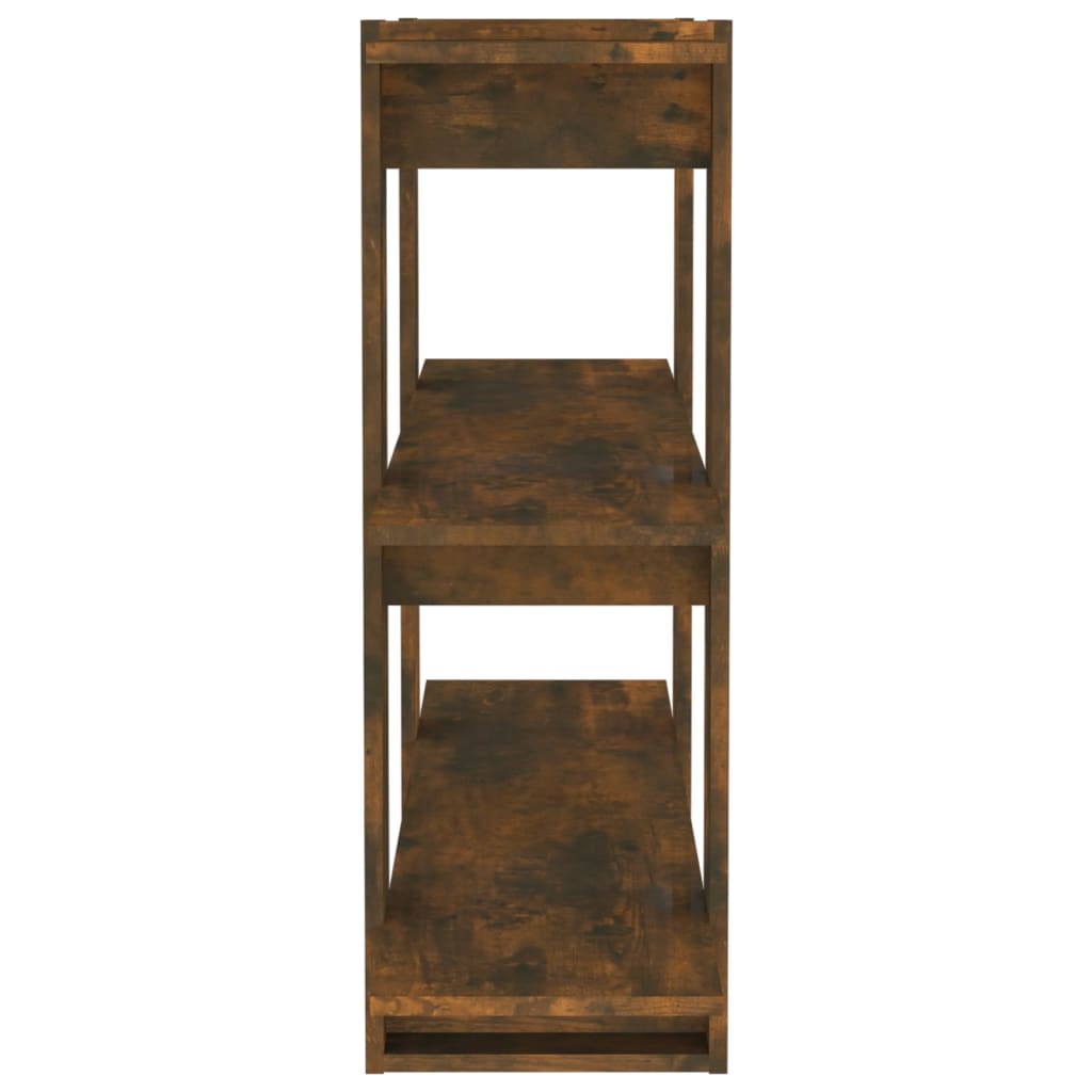 Bookcase/room divider, oak, 100x30x87cm