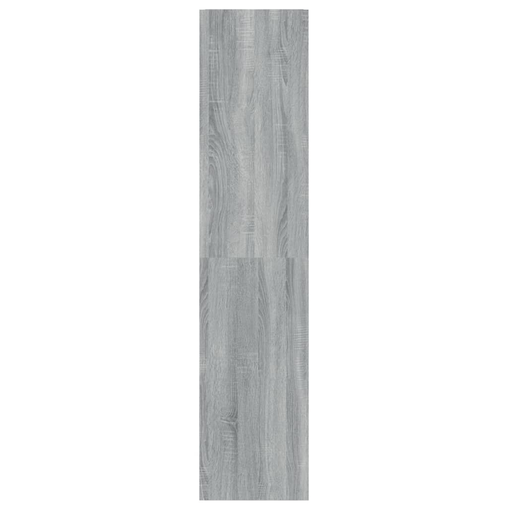 Spintelė knygoms/kambario pertvara, pilka, 40x30x135cm