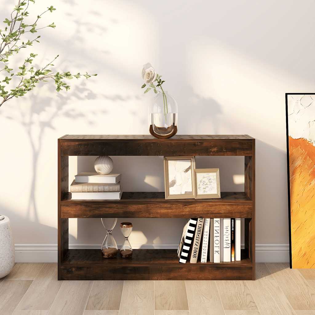 Grāmatu plaukts/istabas nodalījums, ozols, 100x30x72cm