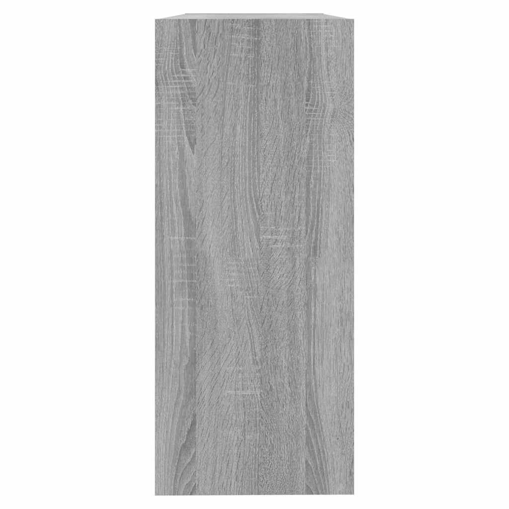 Plaukta grāmatai/telpas starpsiena, pelēka, 100x30x72cm