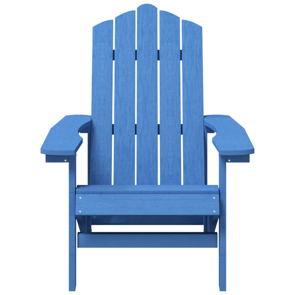 Sodo Adirondack kėdės, 2vnt., mėlynos spalvos, HDPE