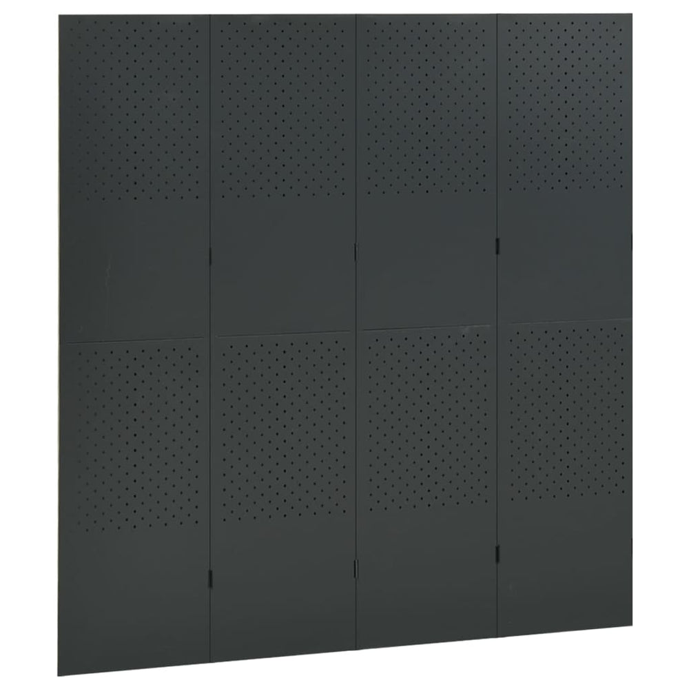 Kambario pertvaros, 4 dalių, 2vnt., pilkos, 160x180cm, plienas