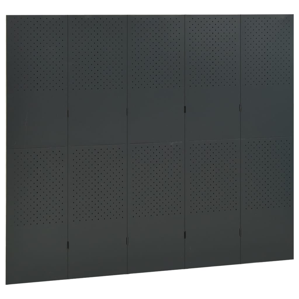 Kambario pertvaros, 5 dalių, 2vnt., pilkos, 200x180cm, plienas
