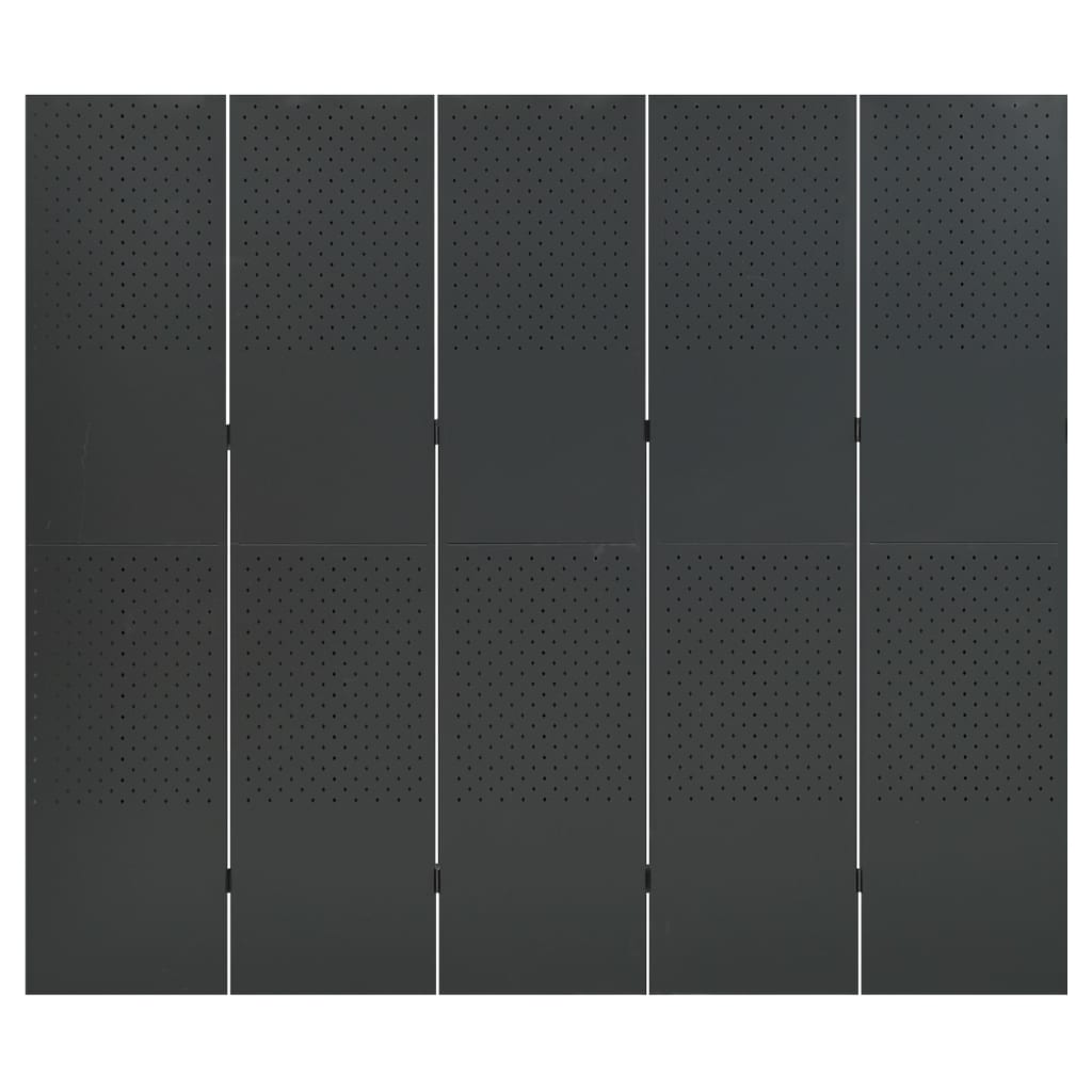 Kambario pertvaros, 5 dalių, 2vnt., pilkos, 200x180cm, plienas