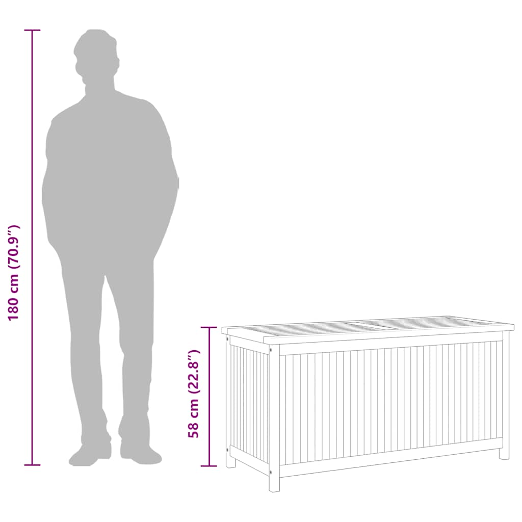 Lauko daiktadėžė NAVARRO, 114cm