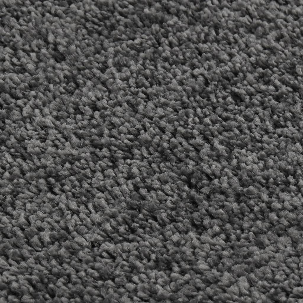 Shaggy rug, dark grey, 120x170cm, non-slip