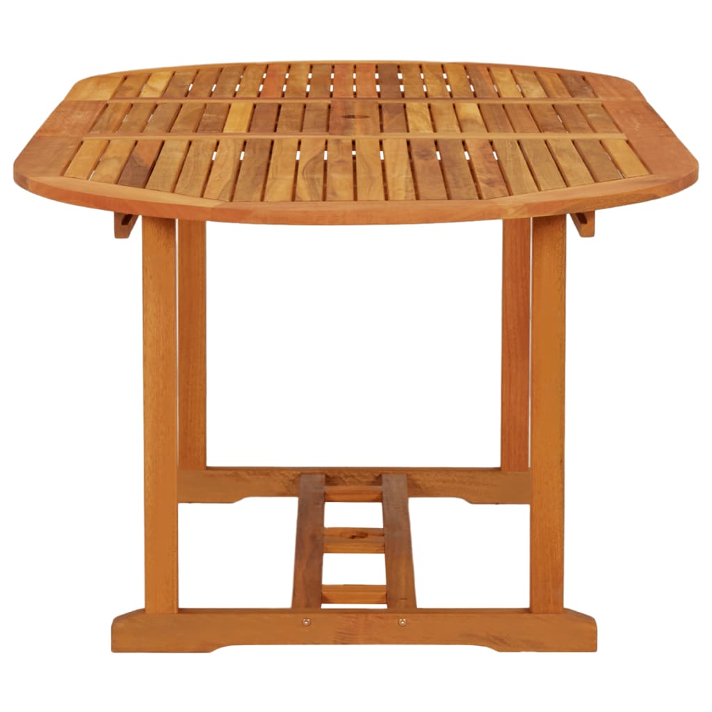 Sodo stalas, 200x100x75cm, eukalipto medienos masyvas