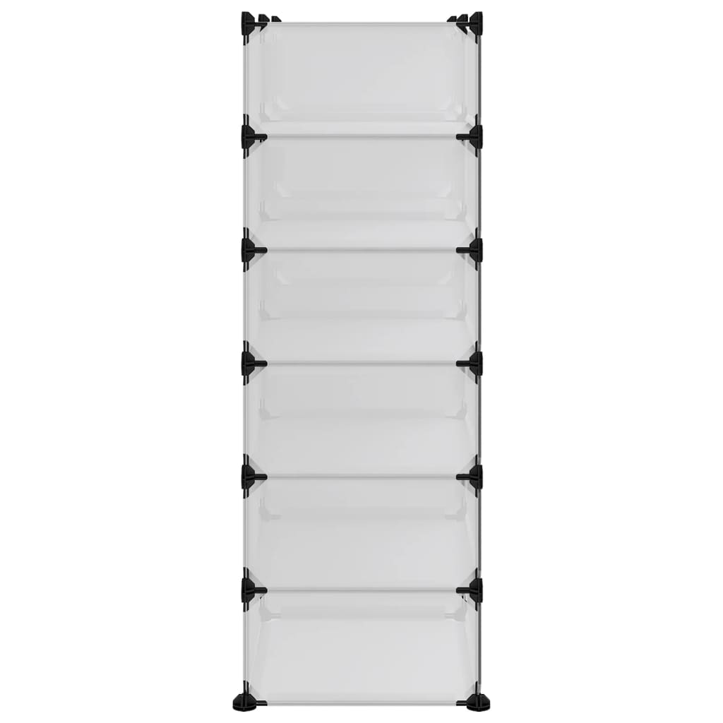 Apavu plaukts, caurspīdīgs, 94,5x36,5x106cm, PP