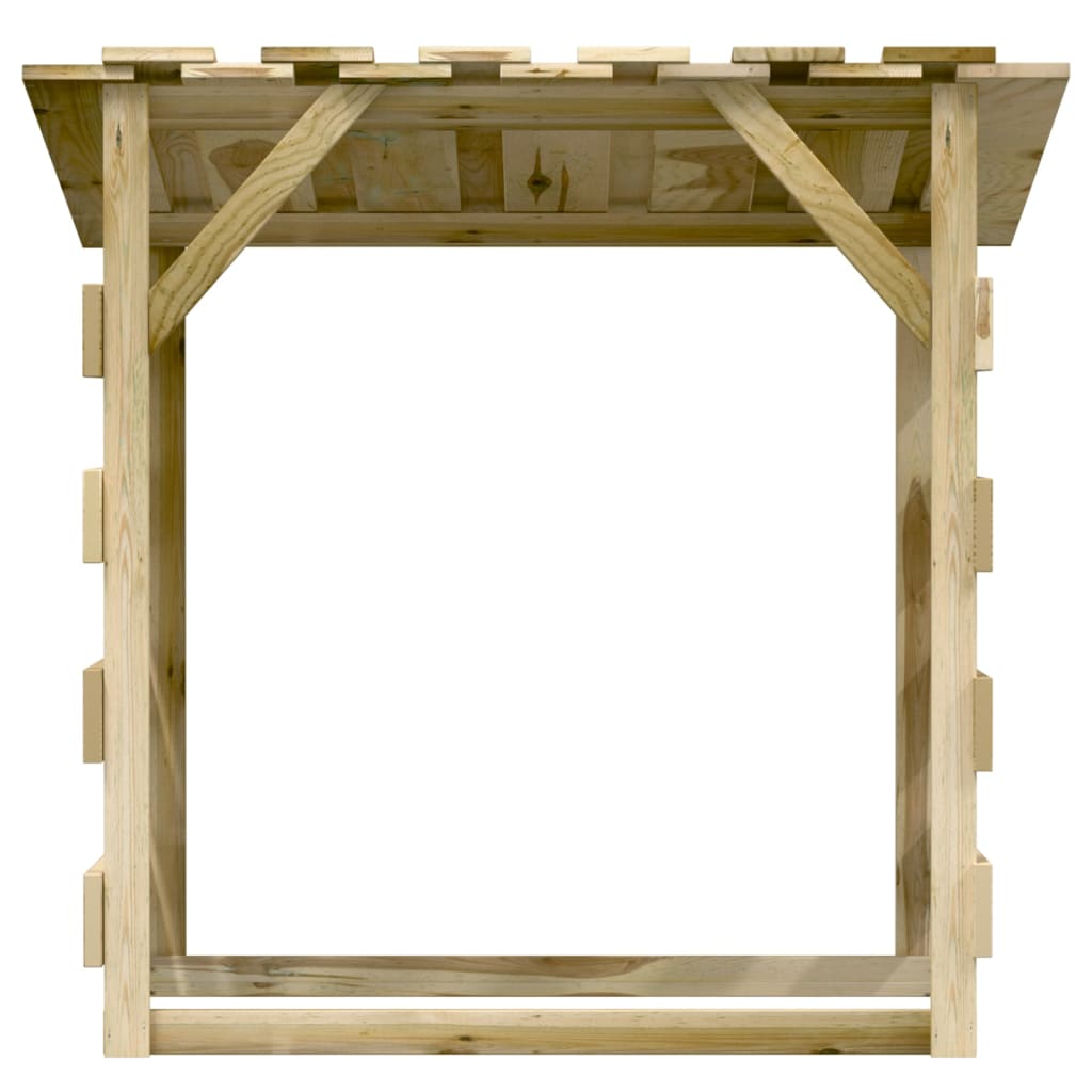 Pergolas ar nojumēm, 6 gab., 100x90x100 cm, impregnēta priede