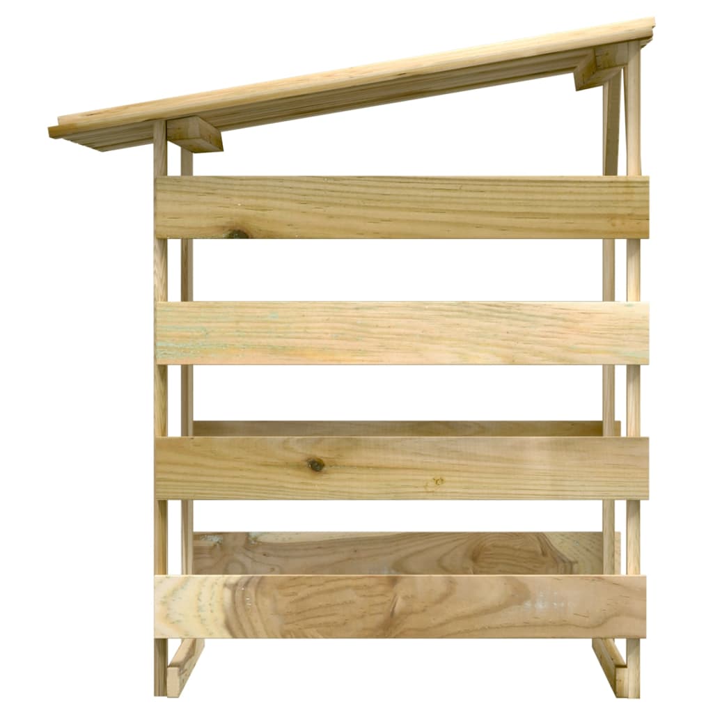 Pergolas ar nojumēm, 6 gab., 100x90x100 cm, impregnēta priede