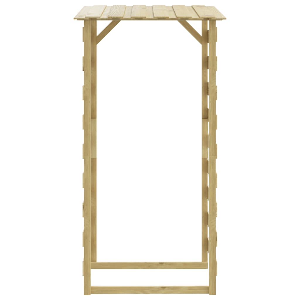 Pergolas ar nojumēm, 4 gab., 100x90x200cm, impregnēta priede