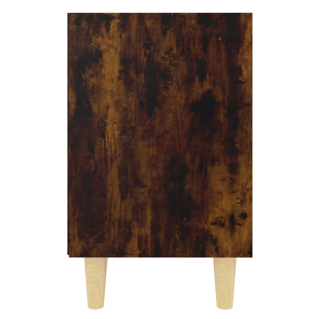 Nightstand with wooden legs, oak, 40x30x50cm