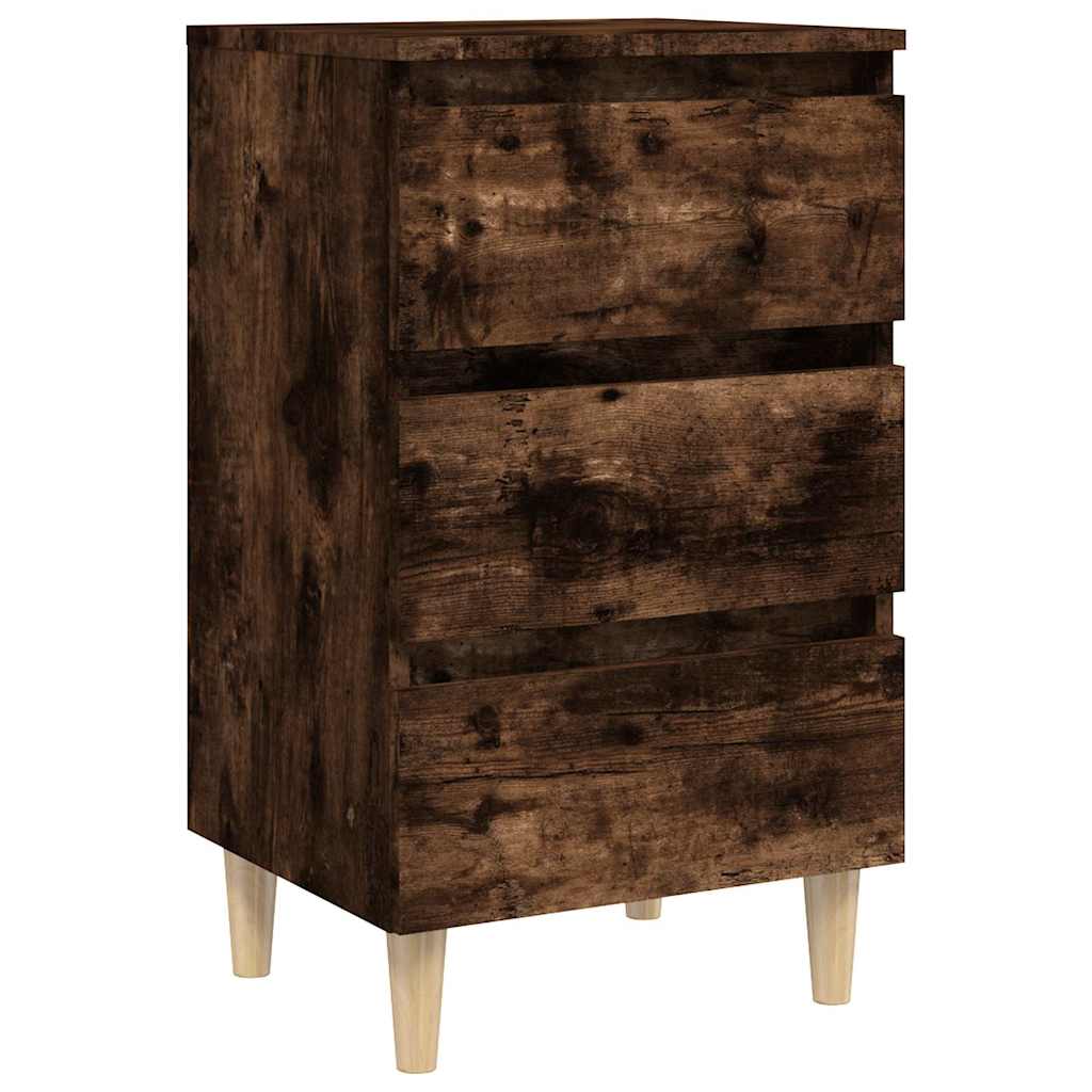 Nightstands with legs, 2 pcs., oak, 40x35x69cm