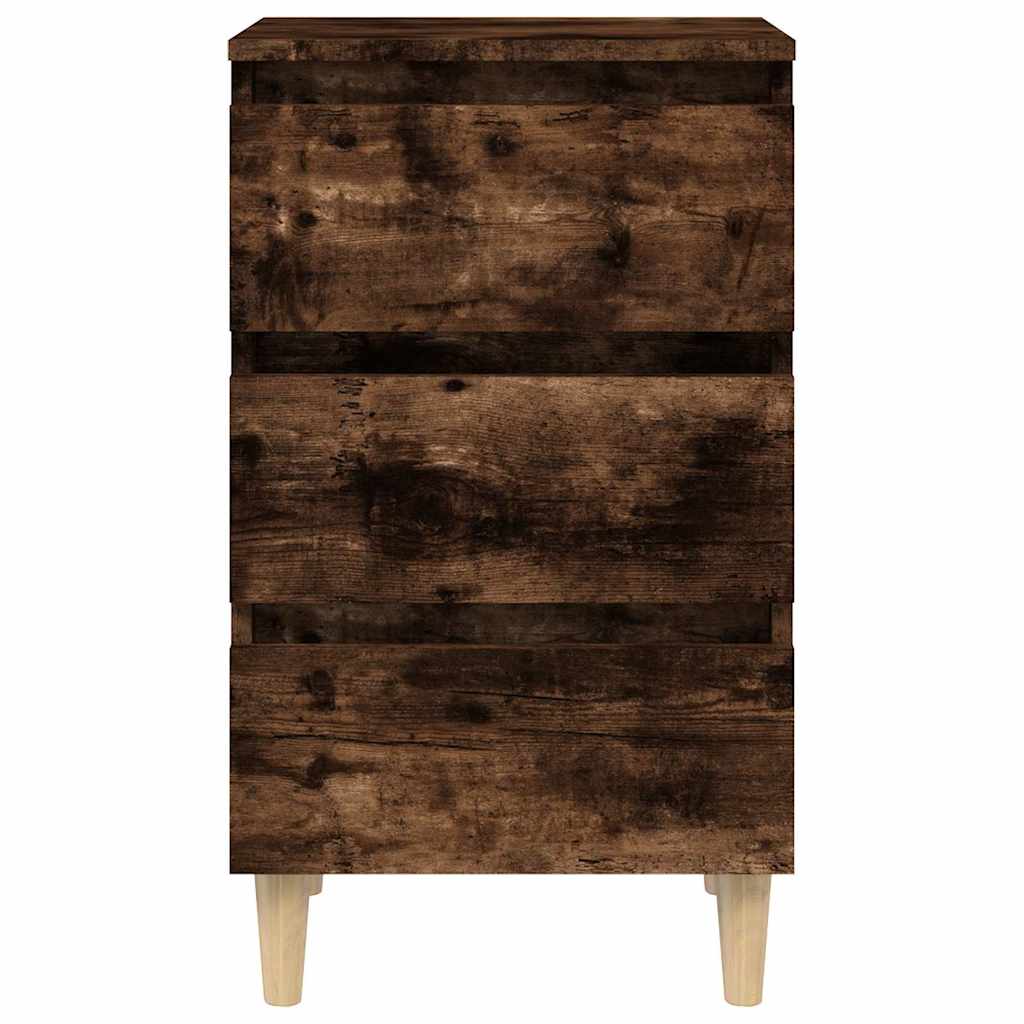 Nightstands with legs, 2 pcs., oak, 40x35x69cm