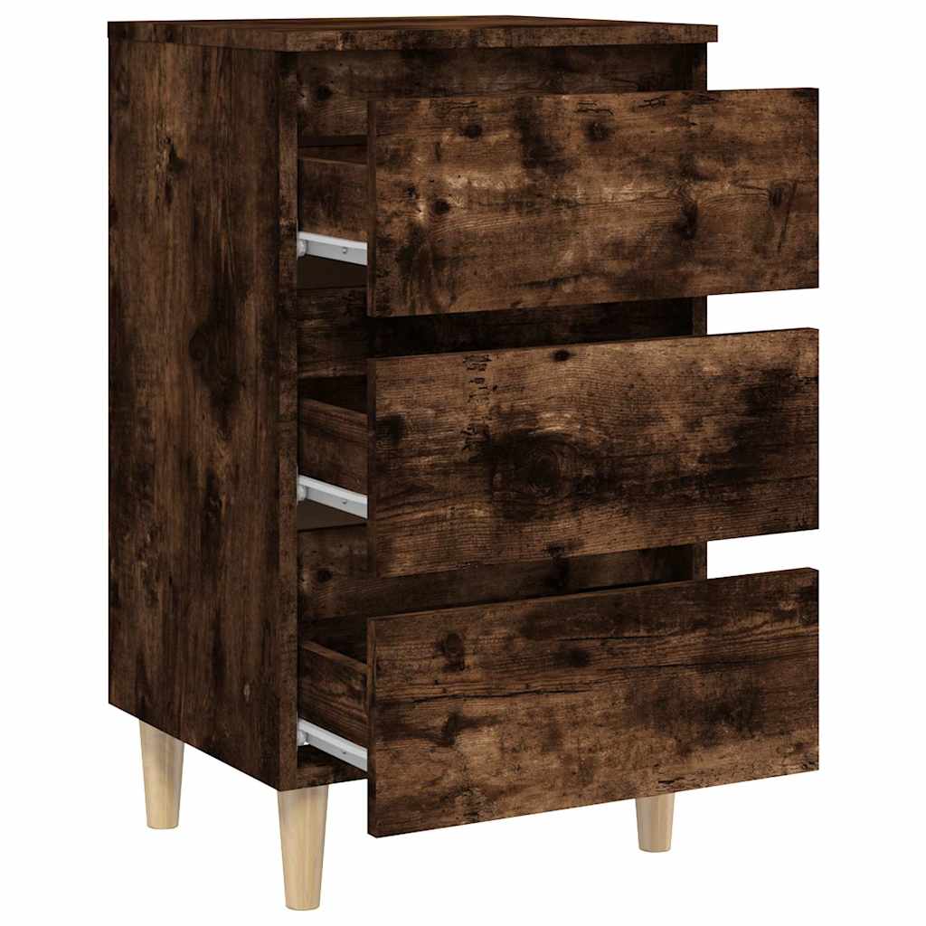 Nightstands with legs, 2 pcs., oak, 40x35x69cm