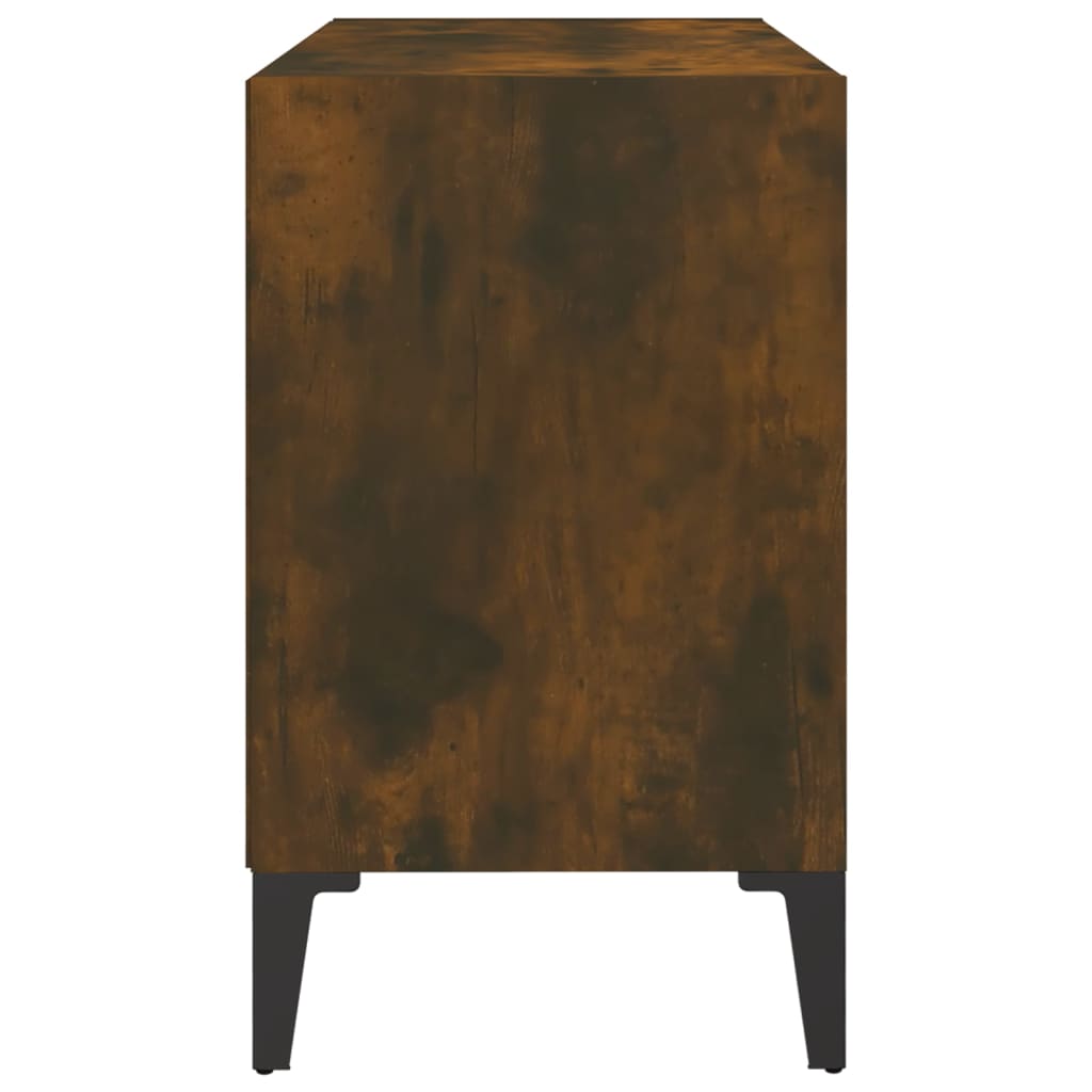 TV spintelė su metalinėmis kojelėmis, ąžuolo, 69,5x30x50cm