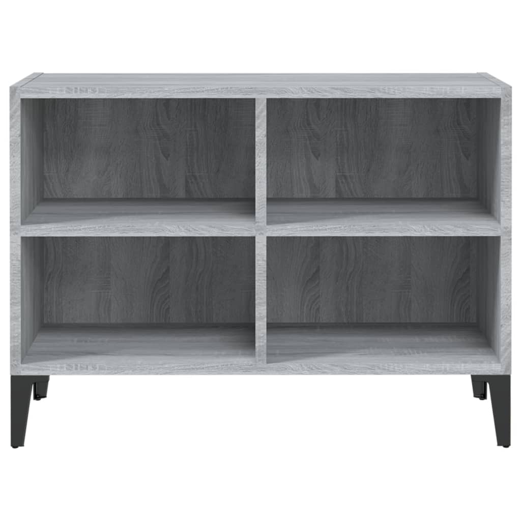 TV cabinet with metal legs, gray, 69.5x30x50cm