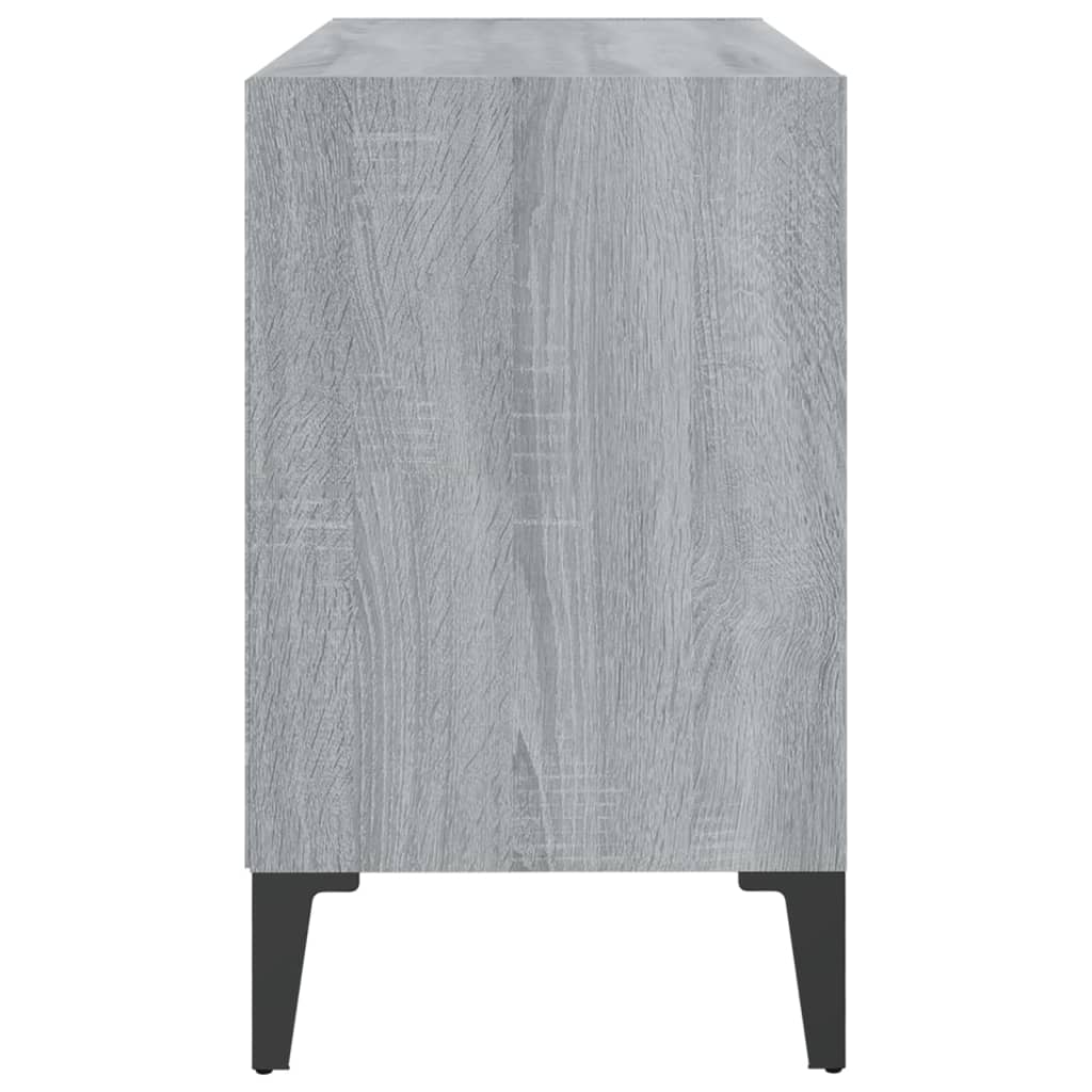 TV cabinet with metal legs, gray, 69.5x30x50cm