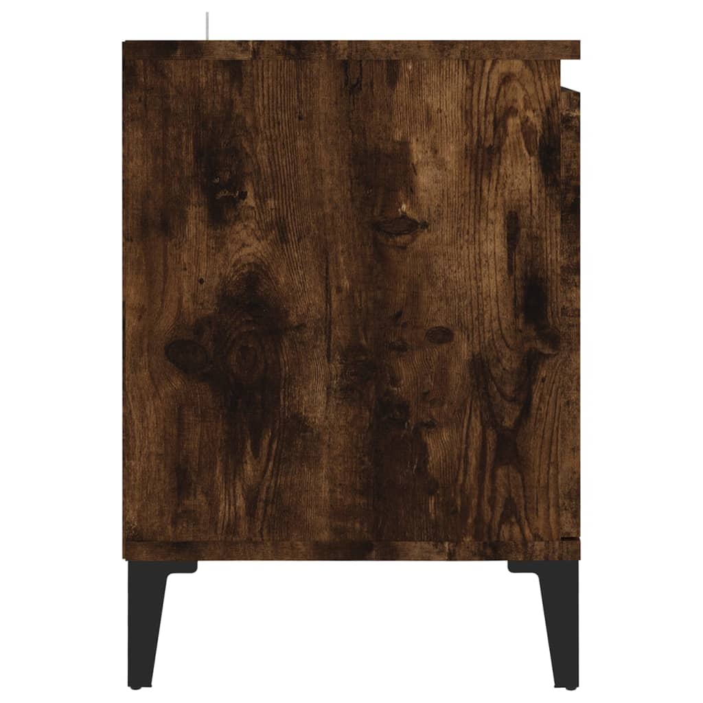 TV spintelė su metalinėmis kojelėmis, ąžuolo, 103,5x35x50cm