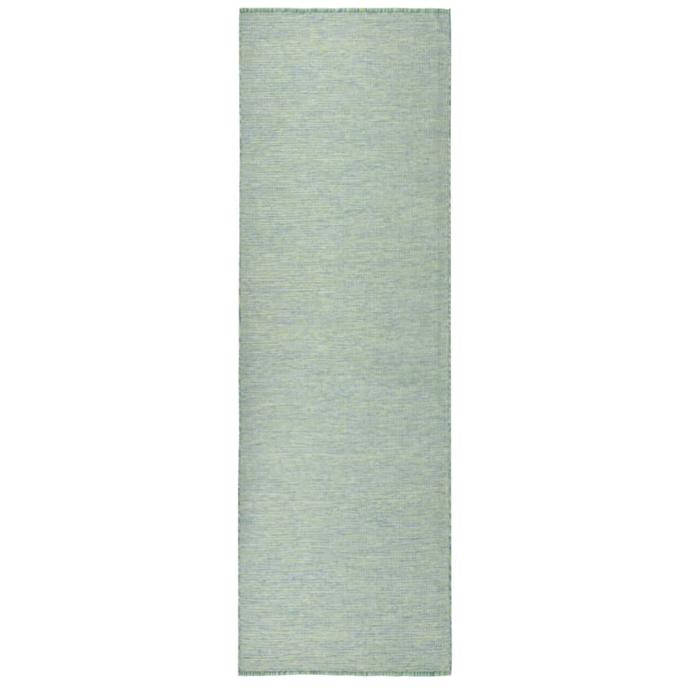Lauko kilimėlis, turkio spalvos, 80x250cm, plokščio pynimo