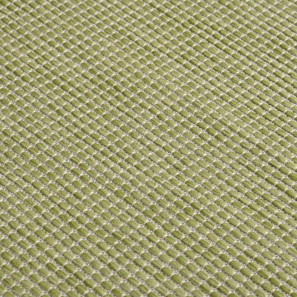 Lauko kilimėlis, žalios spalvos, 100x200cm, plokščio pynimo